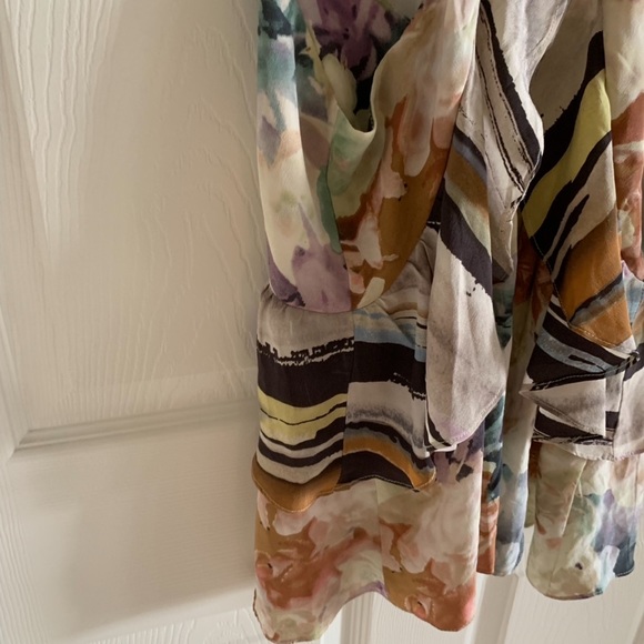 Anthropologie Jaloux Floral Pattern Mix Tank Top - Picture 4 of 5